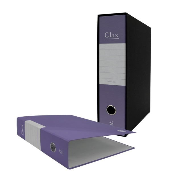 Registratore Clax - Dorso 8 cm - Protocollo 23x33 - Viola Foto prodotto