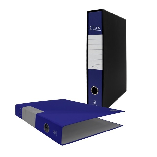 Registratore Clax - Dorso 5 cm - Protocollo 23x33 - Blu Foto prodotto